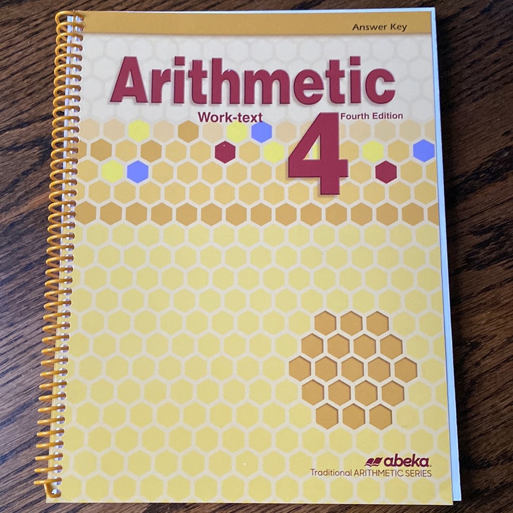 Abeka Arithmetic 4 Teacher Answer Key Work Text Textbook 4th